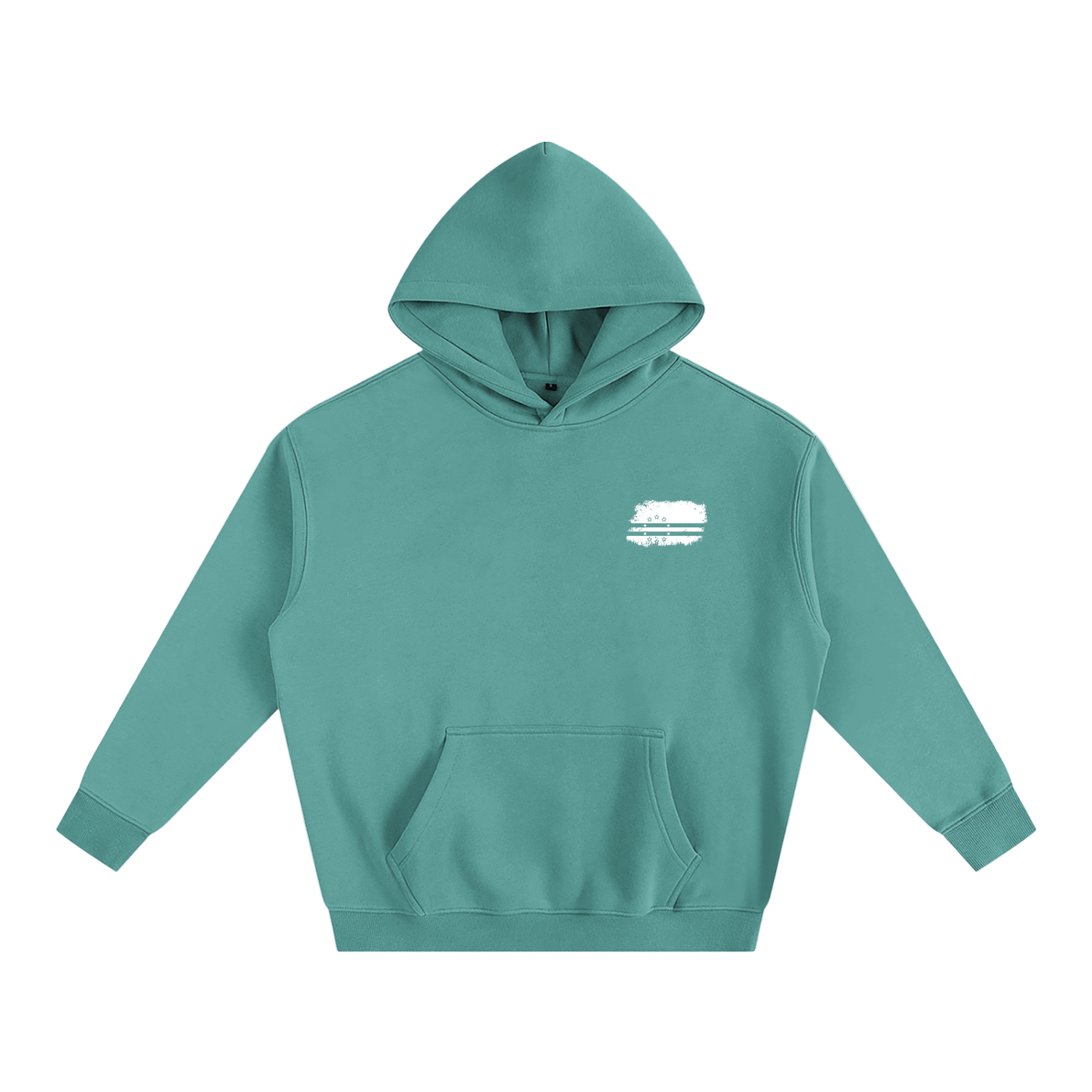 Sudadera con capucha pesada con la bandera de CV (moderna)