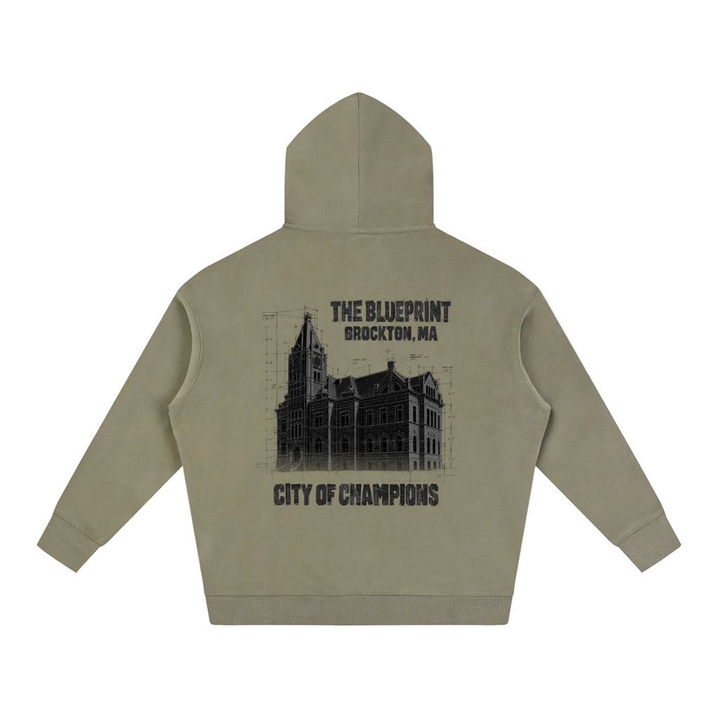 "Brockton - The Blueprint" Oversized Hoodie