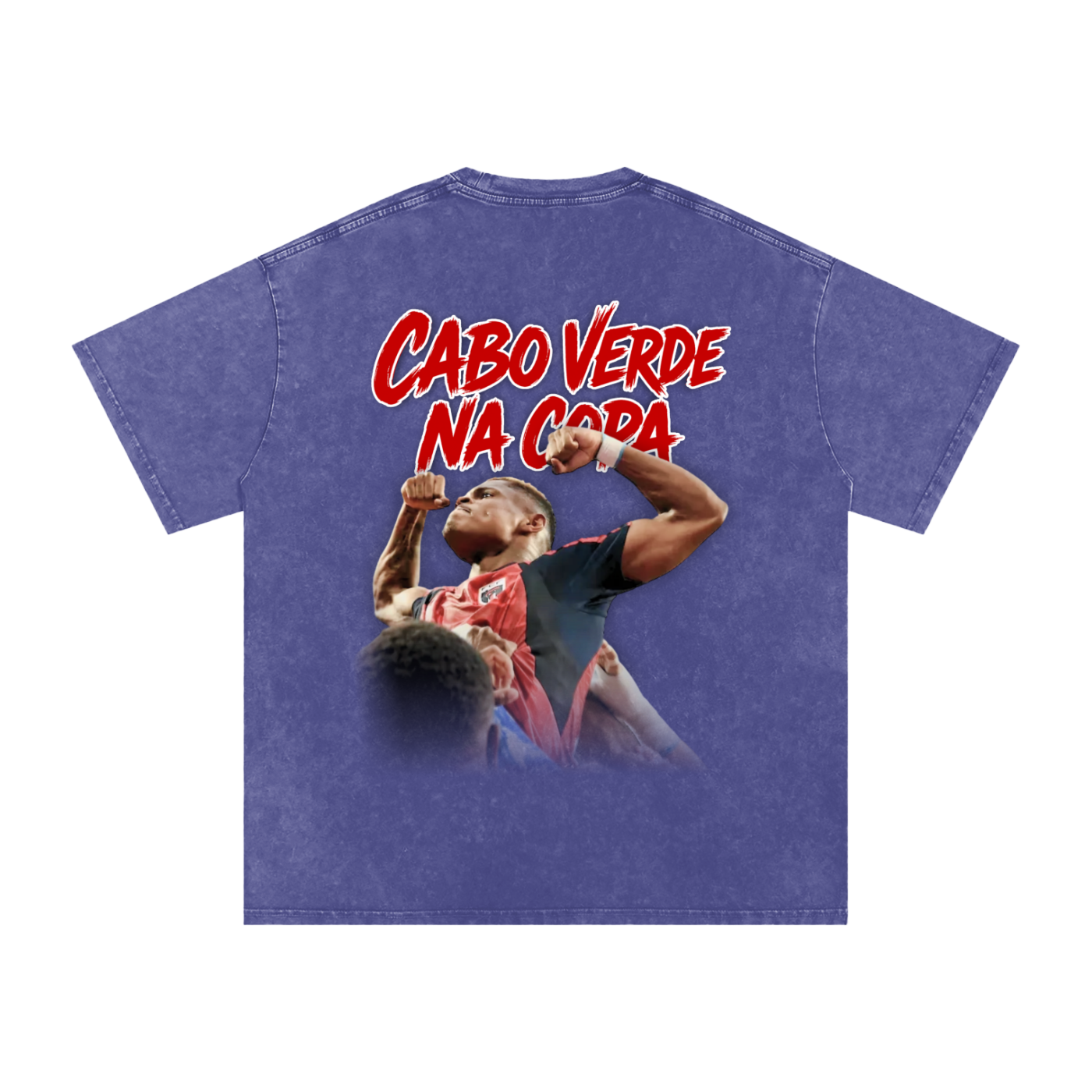 Hélio Varela "Cabo Verde Na Copa" Washed Oversized T-Shirt