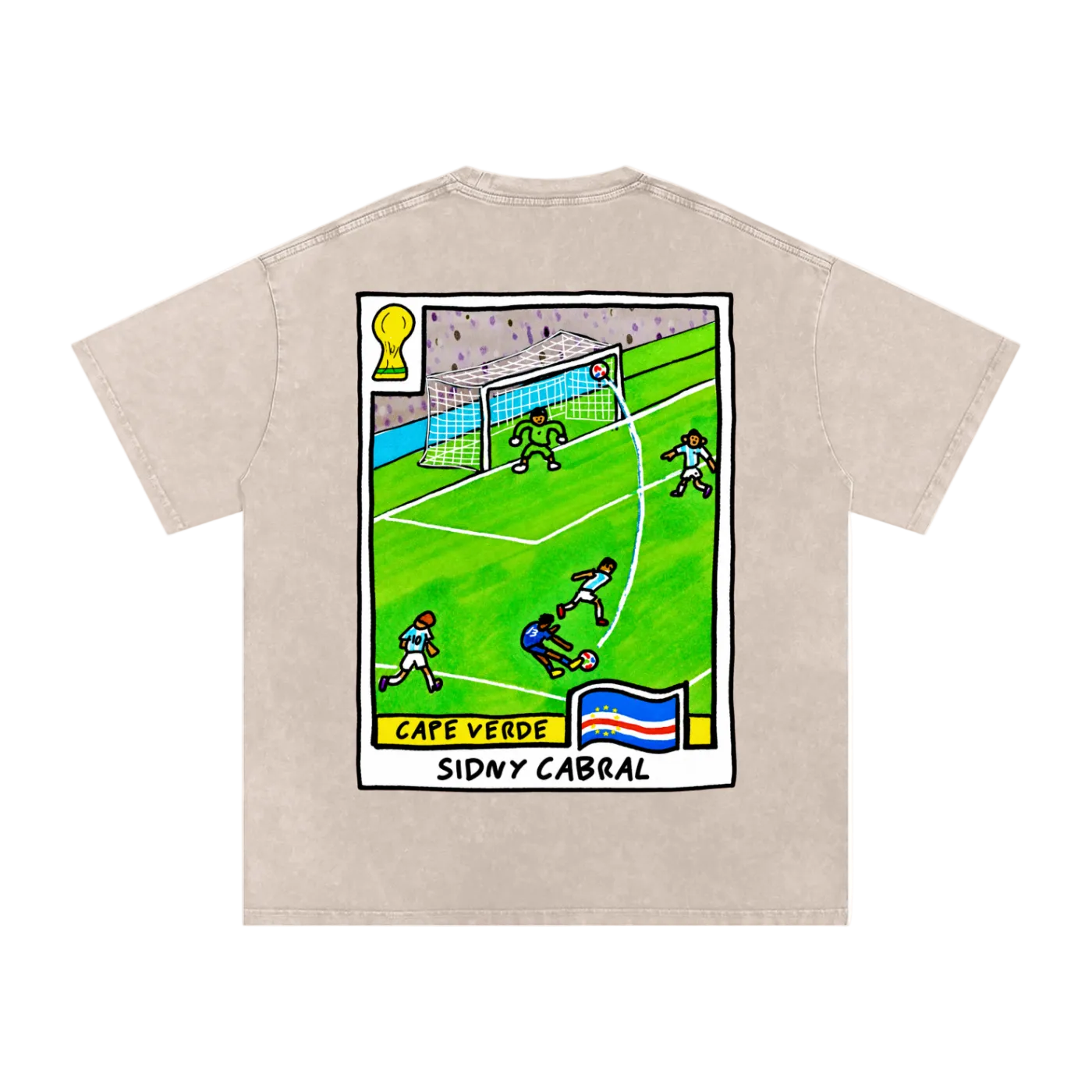 Sidny Lopes Cabral Goal Washed Oversized T-Shirt