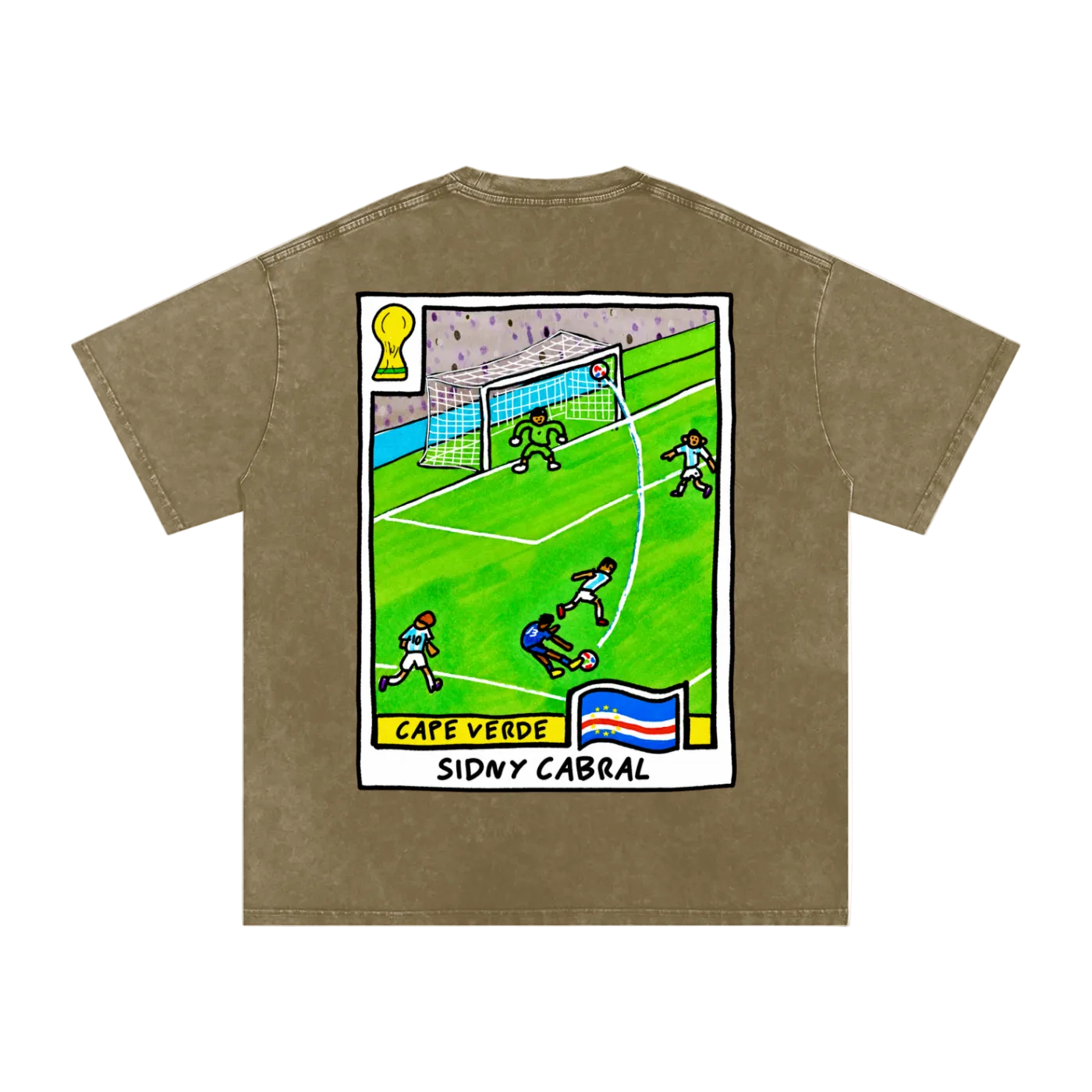 Sidny Lopes Cabral Goal Washed Oversized T-Shirt