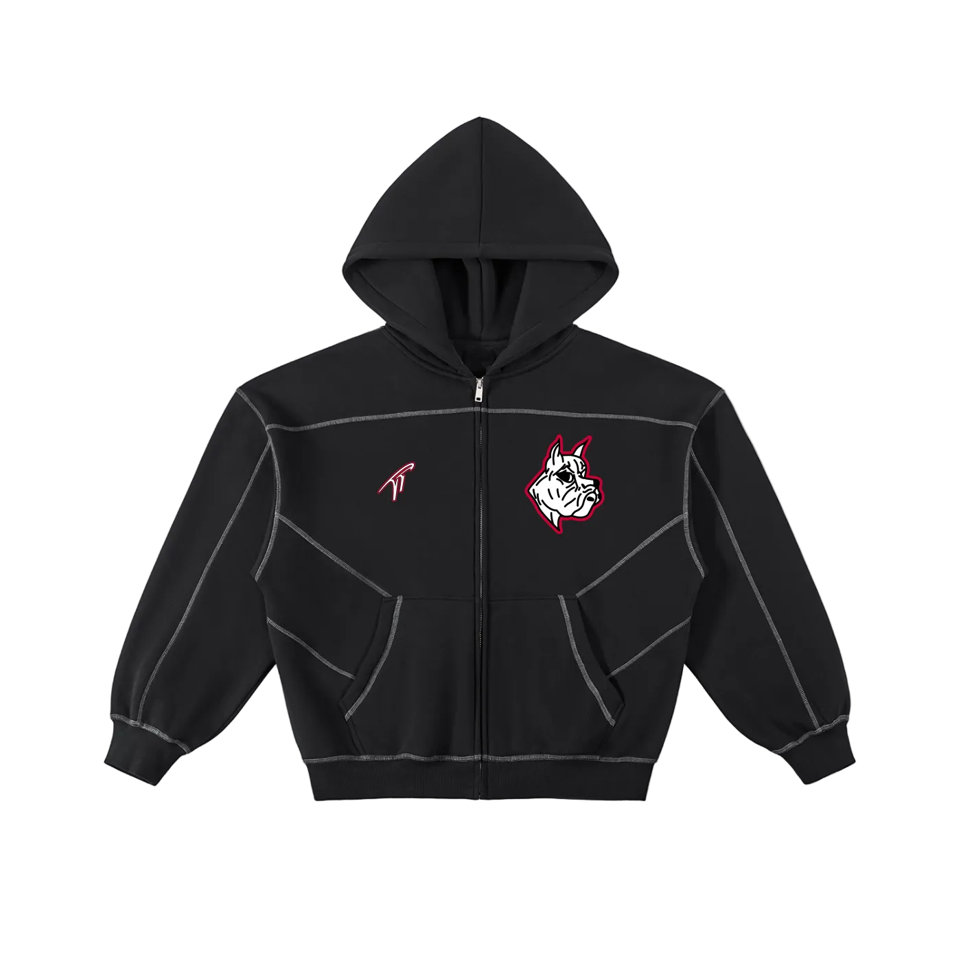 Sweat à capuche officiel de l'équipe masculine de basketball du lycée Brockton (édition joueur) - PRENEZ UNE TAILLE AU-DESSUS